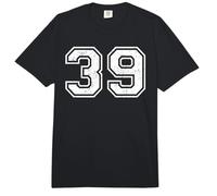 Números Deportivos Vintage 39 Treinta y Nueve Comfort Colors Adult Heavyweight T-Shirt