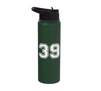 Números Deportivos Vintage 39 Treinta y Nueve Stainless Steel Insulated Water Bottle