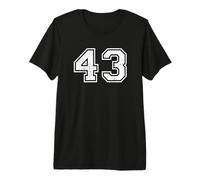 Números Deportivos Vintage 43 Cuarenta y Tres Camiseta Premium