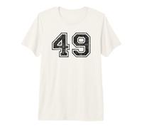 Números Deportivos Vintage 49 Cuarenta y Nueve Camiseta Premium