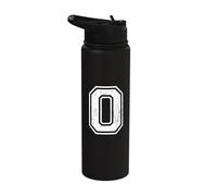 Números deportivos vintage Zero 0 Stainless Steel Insulated Water Bottle