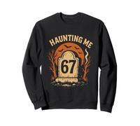 Números embrujados Divertidos 67 Meme Nerd Halloween Matemáticas Sarcasmo Sudadera