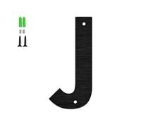 Números Flotantes Para Casa 3/4/5/6 Pulgadas Con Tornillos, Número Puerta Metal Moderno Acero Inoxidable, Números Negros Para Buzón, Letras Dirección, Para Decoración Pared Apartamento(J,5In)