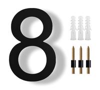 Números flotantes para casa de 8 pulgadas en diseño moderno para uso doméstico y garaje, elegantes y resistentes a la intemperie (8)