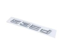 Números Letras 520d 523d 525d 530d 535d 540d Emblema ABS Compatible con BMW 5 SeriesE39 E60 E61 F10 F11 G30 Etiqueta engomada del Logotipo del Maletero del Coche (Color : Silver 535d)