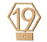 Números Mesa Boda 1-20 Numbers Wood Signs Wedding Hexagon Table Number Wooden Rustic Engagement Seat