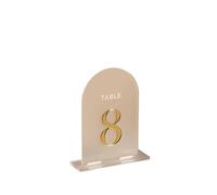Números Mesa Boda Frosted Acrylic Table Numbers Wedding Decor Gold Signs For Stationery Reception(Type 1,Table 1-10)