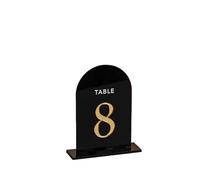 Números Mesa Boda Frosted Acrylic Table Numbers Wedding Decor Gold Signs For Stationery Reception(Type 3,Table 1-5)