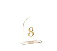 Números Mesa Boda Frosted Acrylic Table Numbers Wedding Decor Gold Signs For Stationery Reception(Type 4,Table 1-5)
