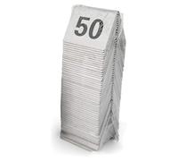 Números Mesa, Números de mesa de acero inoxidable, tarjetas numéricas(71 to 80)