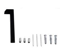 Números para buzones, Letrero flotante de lujo for buzón correo, números casa grandes, dorados, negros y plateados, 5,6 pulgadas 142 mm, for exteriores, con dígitos del 0 al 9(1)