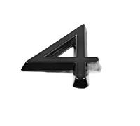 Números para buzones, Números de casa autoadhesivos 60 mm y 76 for la calle del buzón puerta apartamento(4,60mm)