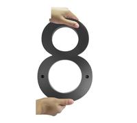 Números Para Casa Exterior 20-25 Cm Número de casa exterior grande Exterior 26 letras # 0-9 Alfabeto Números hotel en Placa dirección Calle Letrero acrílico AZ(A,25cm (10 inches))