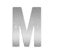 Números Para Casa Exterior Tamaño de acero inoxidable, 3-8 pulgadas, número casa, decoración letreros for exteriores, números letras flotantes, carteles metal, placas for puertas(M,3inch)