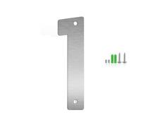 Números Para Casa Exterior Tamaño de acero inoxidable, 3-8 pulgadas, número casa, decoración letreros for exteriores, números letras flotantes, carteles metal, placas for puertas(1,2.5inch)