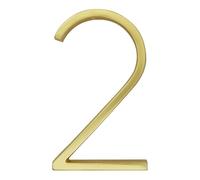 números para la puerta principal, Número de casa flotante moderno dorado 152 mm, números dirección for placas señalización digital for exteriores, puerta n.° 0 a 9 6 pulgadas(2)