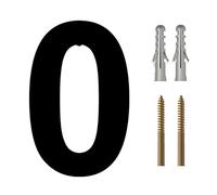números para la puerta principal, Placa de número casa flotante for exteriores apartamento acero inoxidable 20/30 cm, números puerta entrada 12 pulgadas for(Black,30cm No.0)