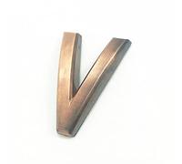 NúMeros Placa Casa Autoadhesivos 3D 5cm 0-9 Letra A-Z Dash Sign NúMero Puerta Color Rojo Bronce Moderno DireccióN DíGitos 3M Adhesiva ABS Galvanoplastia, para BuzóN Hotel Signo GuióN (V)