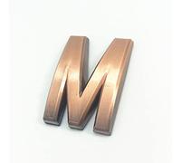 NúMeros Placa Casa Autoadhesivos 3D 5cm 0-9 Letra A-Z Dash Sign NúMero Puerta Color Rojo Bronce Moderno DireccióN DíGitos 3M Adhesiva ABS Galvanoplastia, para BuzóN Hotel Signo GuióN (M)
