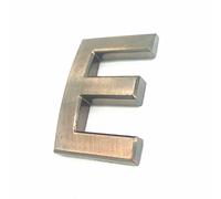 NúMeros Placa Casa Autoadhesivos 3D 5cm 0-9 Letra A-Z Dash Sign NúMero Puerta Color Rojo Bronce Moderno DireccióN DíGitos 3M Adhesiva ABS Galvanoplastia, para BuzóN Hotel Signo GuióN (E)