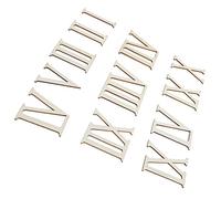 Números Romanos de Madera, 12 Piezas Números Romanos de Madera Números Romanos de Madera Números de Reloj de Bricolaje Artesanía de Madera Decoraciones Hechas a Mano 7 CM