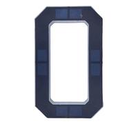 Números solares de casa para exteriores, número de dirección iluminado sin taladrar, letrero solar LED resistente al agua, fácil de instalar, números de casa modernos para apartamento, valla O