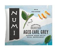 Numi Organic Tea Aged Earl Grey, Full Leaf Black Tea, 100 Count Bulk non-GMO Tea Bags