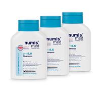 numis med Champú ph 5,5 - 3 unidades de champú calmante para la piel muy sensible y sensible, cuidado vegano del cabello sin siliconas, parabenos ni aceite mineral, champú para el cabello (3 x 200 ml)