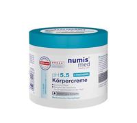 numis med Pantenol Crema para pieles sensibles, 400 ml, crema corporal pH 5.5, fabricada en Alemania, sin siliconas, parabenos ni microplásticos, crema nutritiva, crema de pantenol contra la piel seca