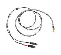 NUMNBE Cable de auriculares 3 5 mm 1 5 m cable de auriculares de 8 núcleos OCC cobre transmisión de sonido estable compatible para HD580 HD600 HD650 HD25