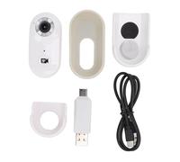 NUMNBE Cámara Corporal HD, Videocámara Portátil Pequeña, Negra, Compacta y Ligera - Grabación de Alta Definición, Uso Multi Funcional para Deportes, Trabajo y Paseo de Mascotas (Blanc)