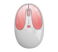 NUMNBE Modo Wireless 2.4G BT Computadora Tranquila con Pantalla de alimentación USB inalámbrica USB Silent Universal para PAPT PAPTAP PABLET Pink Pink