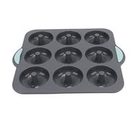 NUMNBE Molde de donut - Silicona premium antiadherente flexible para una fácil liberación y bandeja de donut segura para microondas para horno, frigorífico y lavavajillas (tipo 1)