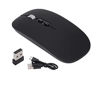 NUMNBE Ratón inalámbrico Ratón óptico AI de 1600 PPP con traducción de Entrada de Voz - Ratones inalámbricos USB para computadora portátil, Oficina, Juegos y Accesorios de computadora (Black)