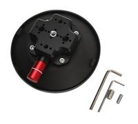 NUMNBE Soporte de ventosa al vacío, rosca 1/4 en 3/8 pulgadas, 5,7 pulgadas, agarre fuerte, aleación de aluminio y silicona, para parabrisas de coche, alta capacidad de carga hasta 20 kg, universal