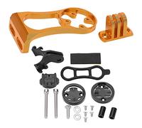 NUMNBE Soporte Extendido para Ordenador de Bicicleta, Montura Delantera de Aluminio, Ligero y Resistente para GPS y Cámara de Acción - Alta Resistencia, Anticorrosión, Ideal para (Clima)