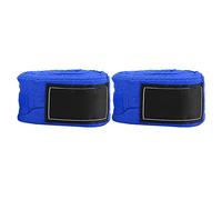 NUMNBE Venda de Boxeo de Algodón 5M, 2 Piezas, Protectora y Transpirable, Envoltura de Manos para Entrenamiento, Color Rojo - Protección contra Lesiones, Diseño Delicado, Uso Deportivo (Azul)