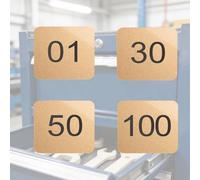 numner Placas Numeradas Para Casilleros Con Respaldo Autoadhesivo 3.5 5 6 8 9 12 CM Longitud, Etiquetas Numéricas Acrílicas 1-30 1-50 1-100(Gold-1-50,L 8 CM W 8 CM)