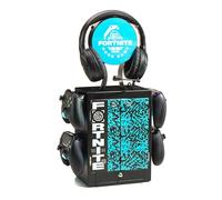 Numskull Armario y Soporte de Almacenamiento Oficial de Fortnite Good Game Gaming - Capacidad para 10 Juegos/DVD, 4 Controladores, Auriculares y Accesorios - Organizador Compacto para Juegos