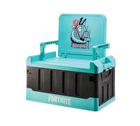 Numskull Caja de Almacenamiento y Silla Plegable 2 en 1 Oficial Fortnite - Organizador de Accesorios Gaming con Tapa y Asas para Salas Familiares - Merchandising Oficial de Fortnite
