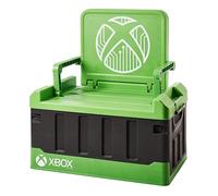 Numskull Caja de Almacenamiento y Silla Plegable 2 en 1 Xbox - Organizador de Juguetes con Tapa y Asas - Merchandising Oficial de Microsoft