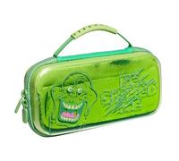 Numskull Estuche de Viaje Rígido Oficial Ghostbusters Slimer para Nintendo Switch y Modelo OLED 2021 - Capacidad para 10 Juegos y Accesorios de Switch - Merchandising Oficial de Ghostbusters