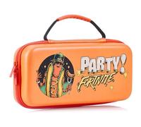 Numskull Estuche Oficial Fortnite para Switch y Switch 2 - Edición Party - Capacidad para 10 Juegos y Accesorios - Carcasa rígida con asa de Goma