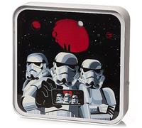 Numskull Lámpara de escritorio con logotipo acrílico original oficial de Stormtrooper Selfie para dormitorio, oficina, hogar, estudio, trabajo, mercancía oficial de Stormtrooper