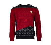 Numskull pasillos Jersey de Punto, diseño de Star Trek The Halls, Talla XL, Unisex Adulto