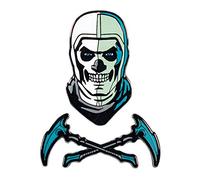 Numskull Pin Kings Fortnite Skull Trooper - Insignias coleccionables de metal esmaltado - Juego de dos alfileres esmaltados en una tarjeta de respaldo