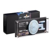 Numskull Placa Réplica Star Trek USS Enterprise NCC-1701-D 15x7 (38x17,5 cm) - Producto Oficial de Star Trek - Coleccionable de Pared