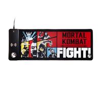 numskull Mortal Kombat XL RGB Alfombrilla de ratón para juegos con cargador inalámbrico de 15 W | LED ajustable, antideslizante, impermeable