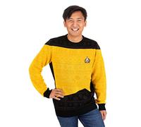 Numskull Star Trek Amarillo Jersey Oficial Punto, tamaño Mediano, suéter de Navidad Feo, M Unisex Adulto