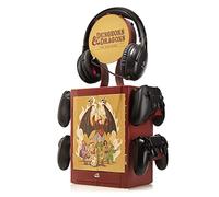 Numskull Taquilla para videojuegos Dragones y Mazmorras Xbox, PS4-Almacenamiento videojuegos(Soporte almacenamiento juegos y auriculares gaming/Torre de almacenamiento de juegos)